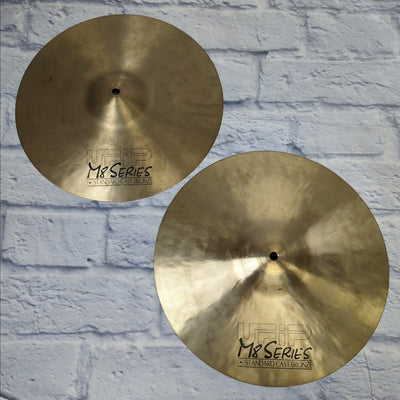 UFIP M8 Series 14" Standard Cast Bronze Hi Hat Cymbals
