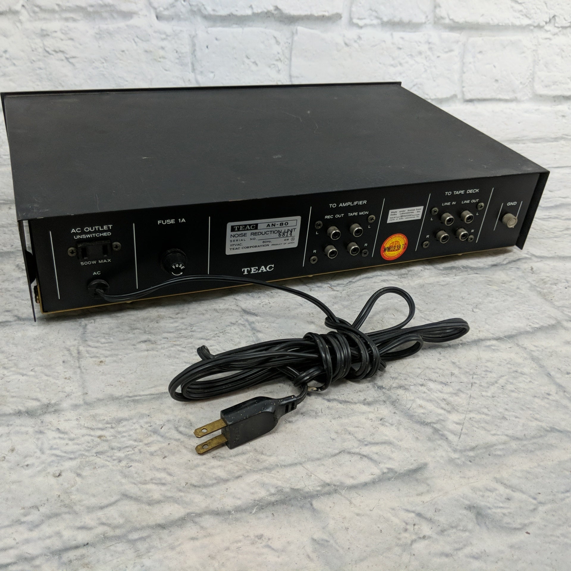 TEAC AN-80 Noise Reduction Unit