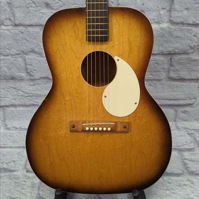 Vintage 1960s Kay Airline N-5 Acoustic Guitar Sunburst with Original Case