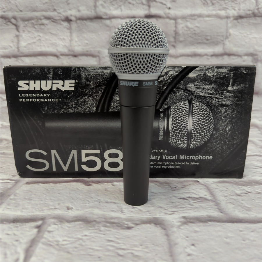 Shure SM58 w/ Box Microphone
