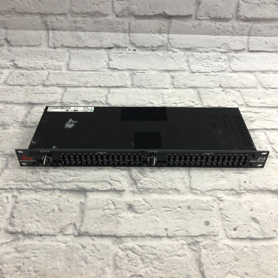 DBX 215 Dual 15 Band Rack Equalizer