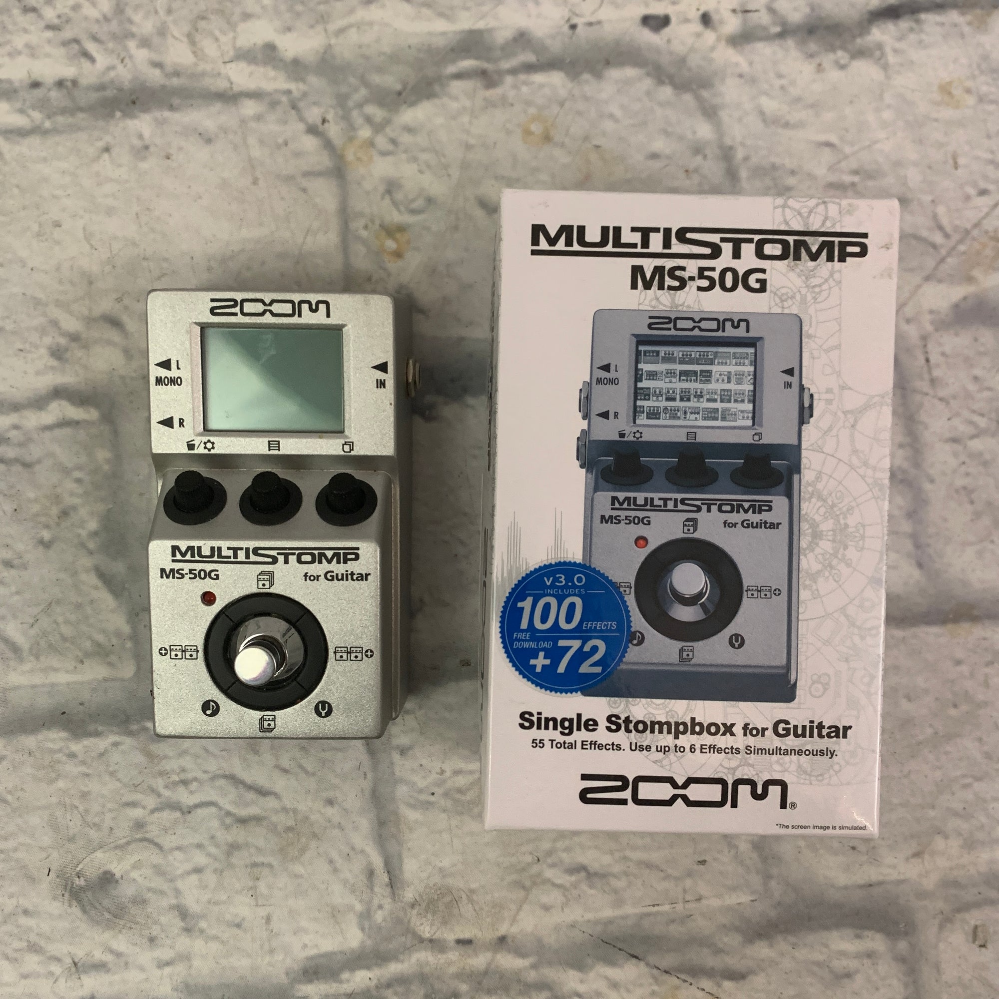 Zoom MultiStomp MS-50G Multi-Effects Pedal - Evolution Music