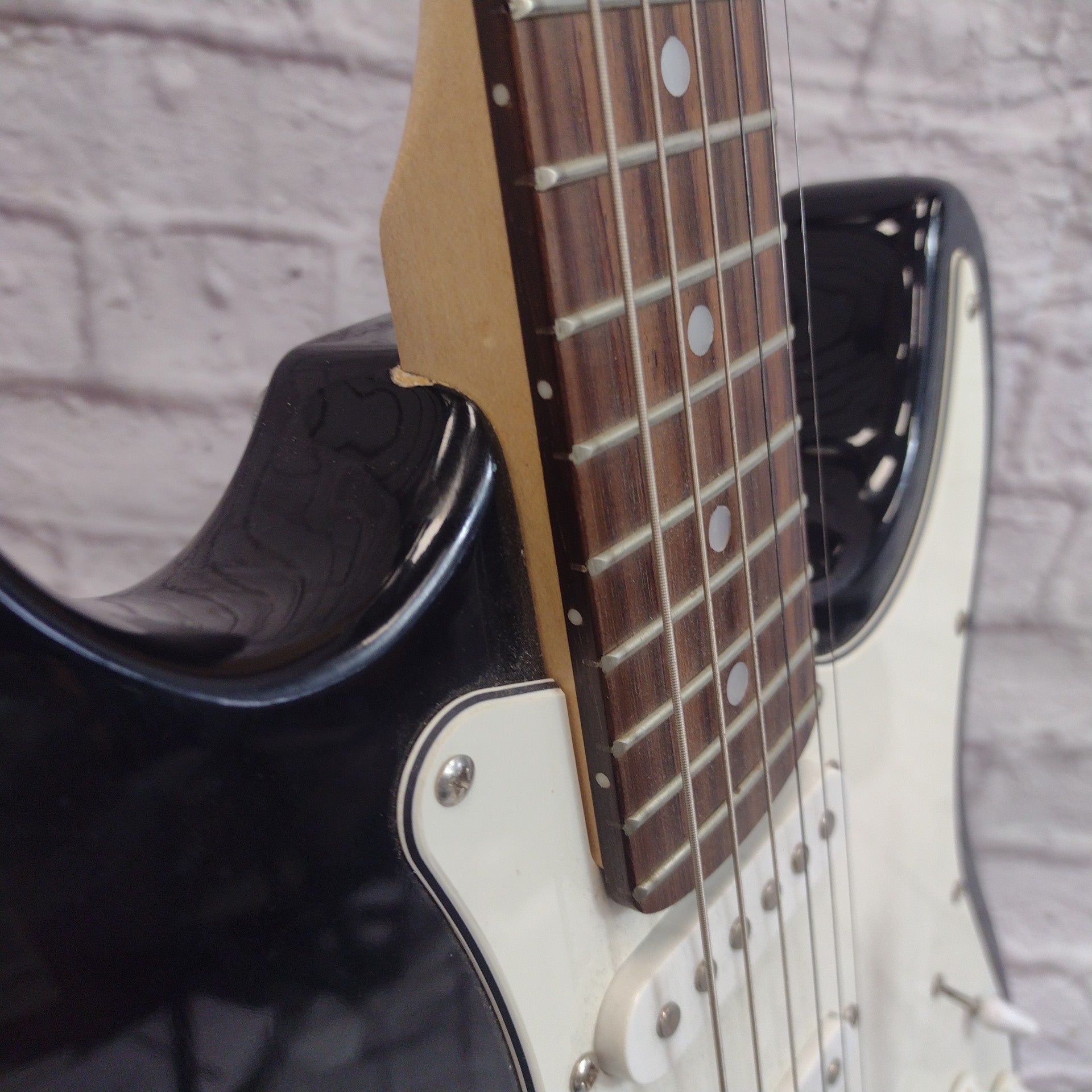 Spectrum Black Stratocaster Style Guitar Electric Guitar