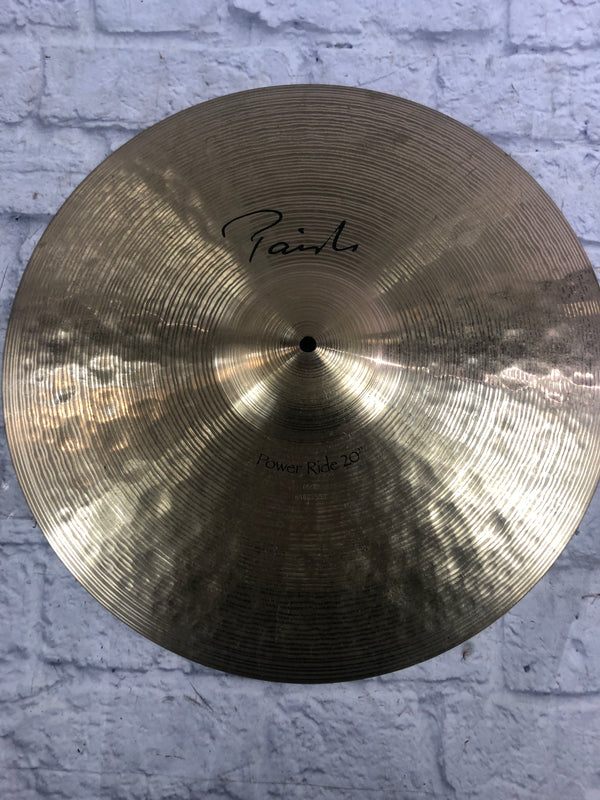 Paiste 20 Signature Power Ride Ride Cymbal - Evolution Music