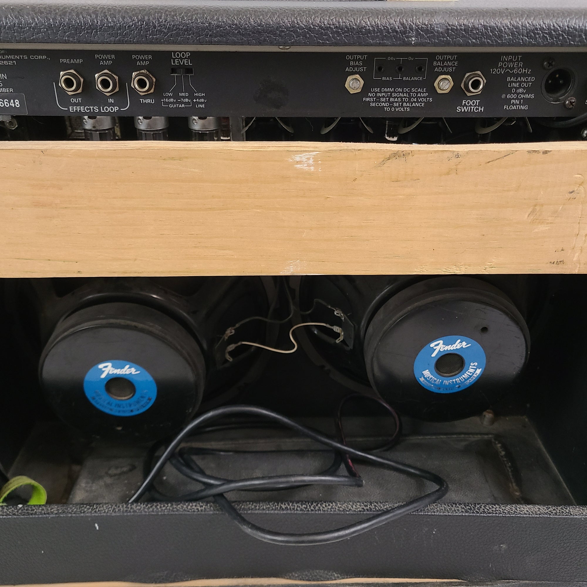 1980s Fender The Twin Red Knob Guitar Combo Amp (NEEDS SERVICING)