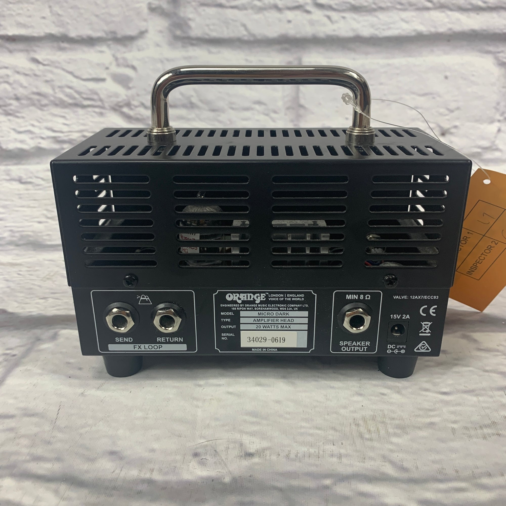 Orange Amps Micro Terror Dark Guitar Amp Head