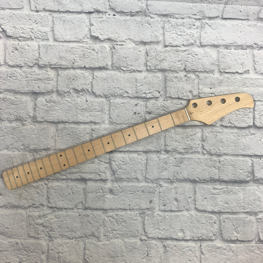 Unknown Maple 4 String J Bass Neck
