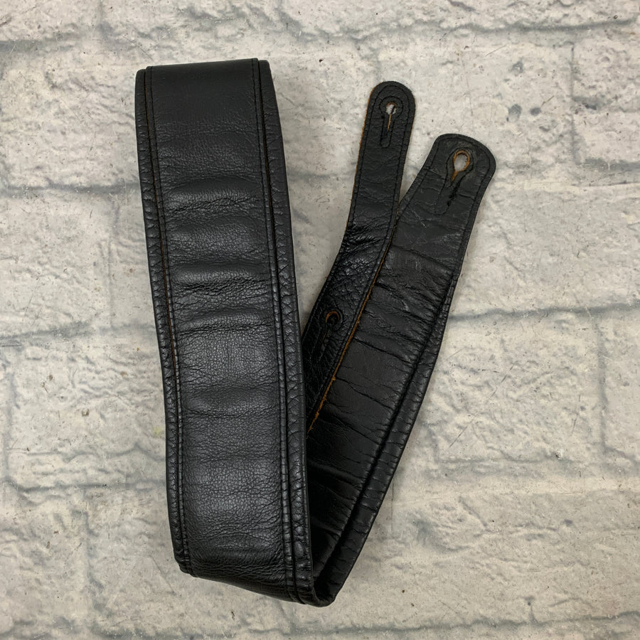 Levy's PM32 Leather Guitar Strap Black