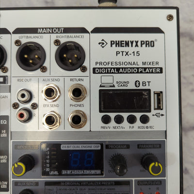 Phenyx Pro PTX-15 4 Channel Mixer
