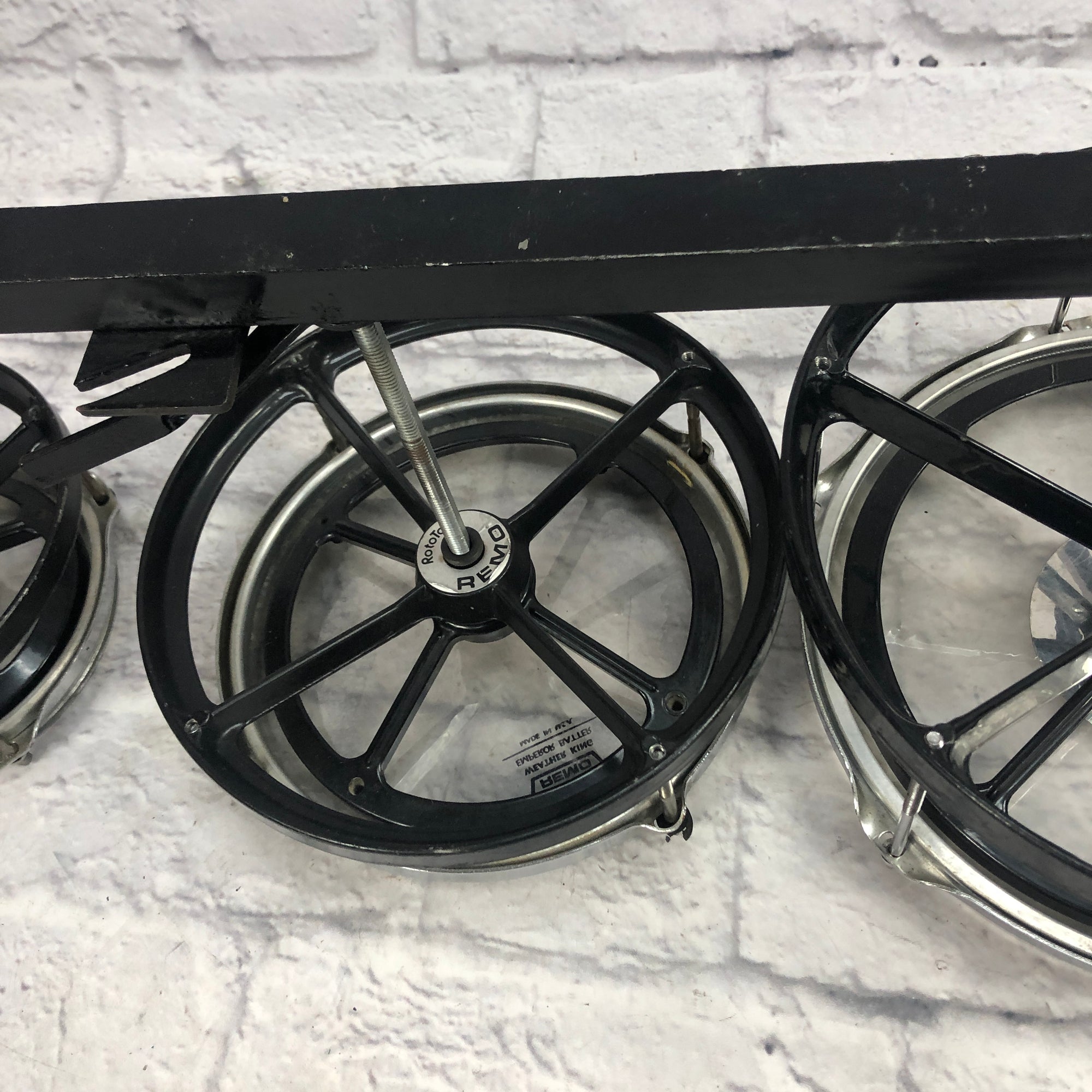 Remo 10 / 8 / 6 Roto Toms with Rack