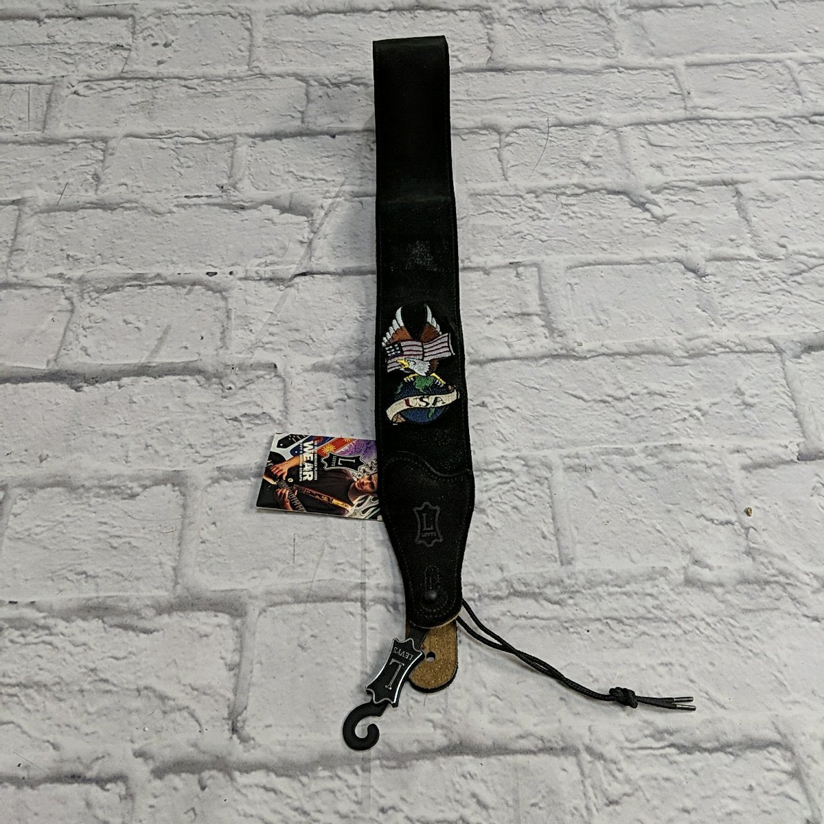 Levy's USA Eagle Suede Guitar Strap