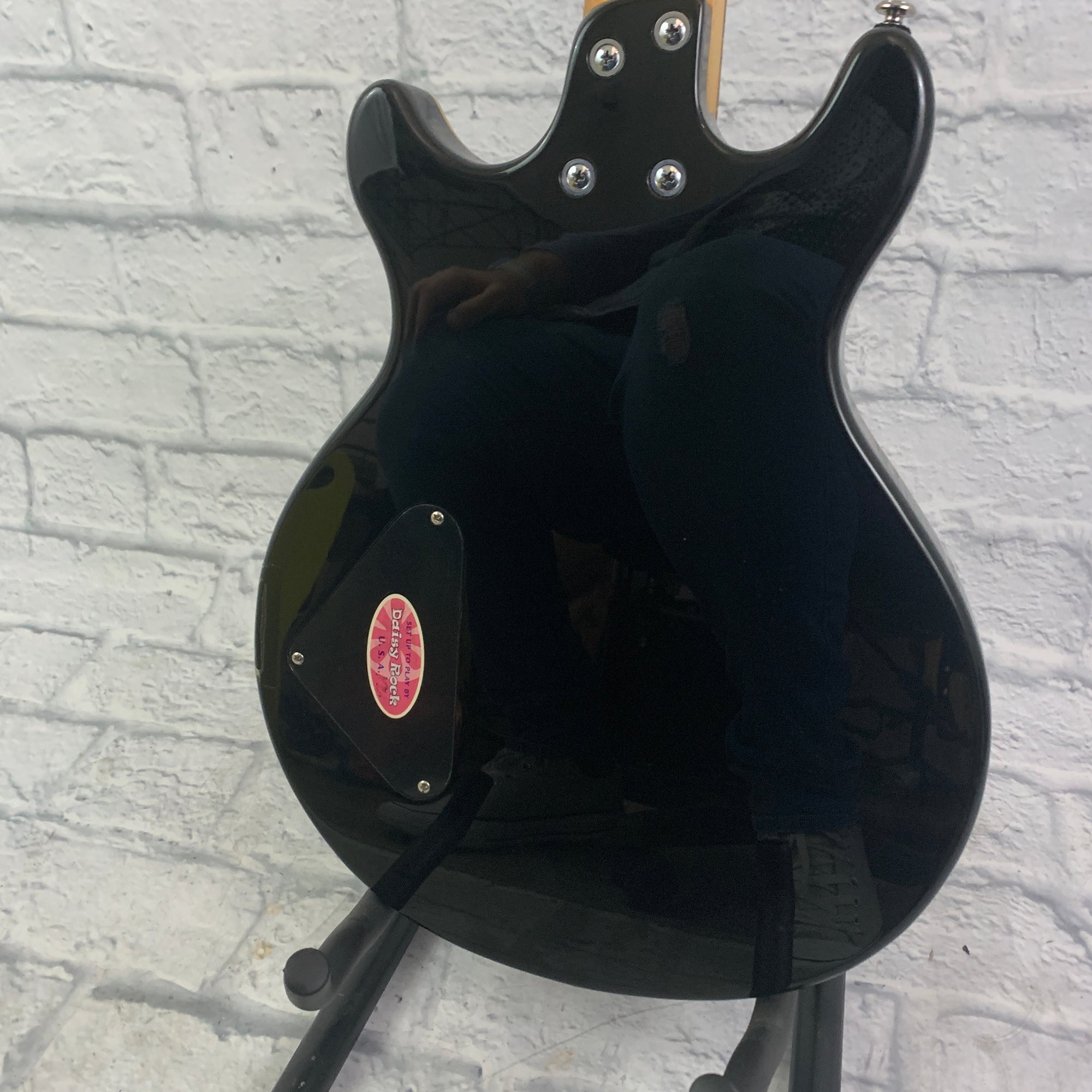 Daisy Rock DR6302 Stardust Retro-H Semi Hollow Electric Guitar - Black
