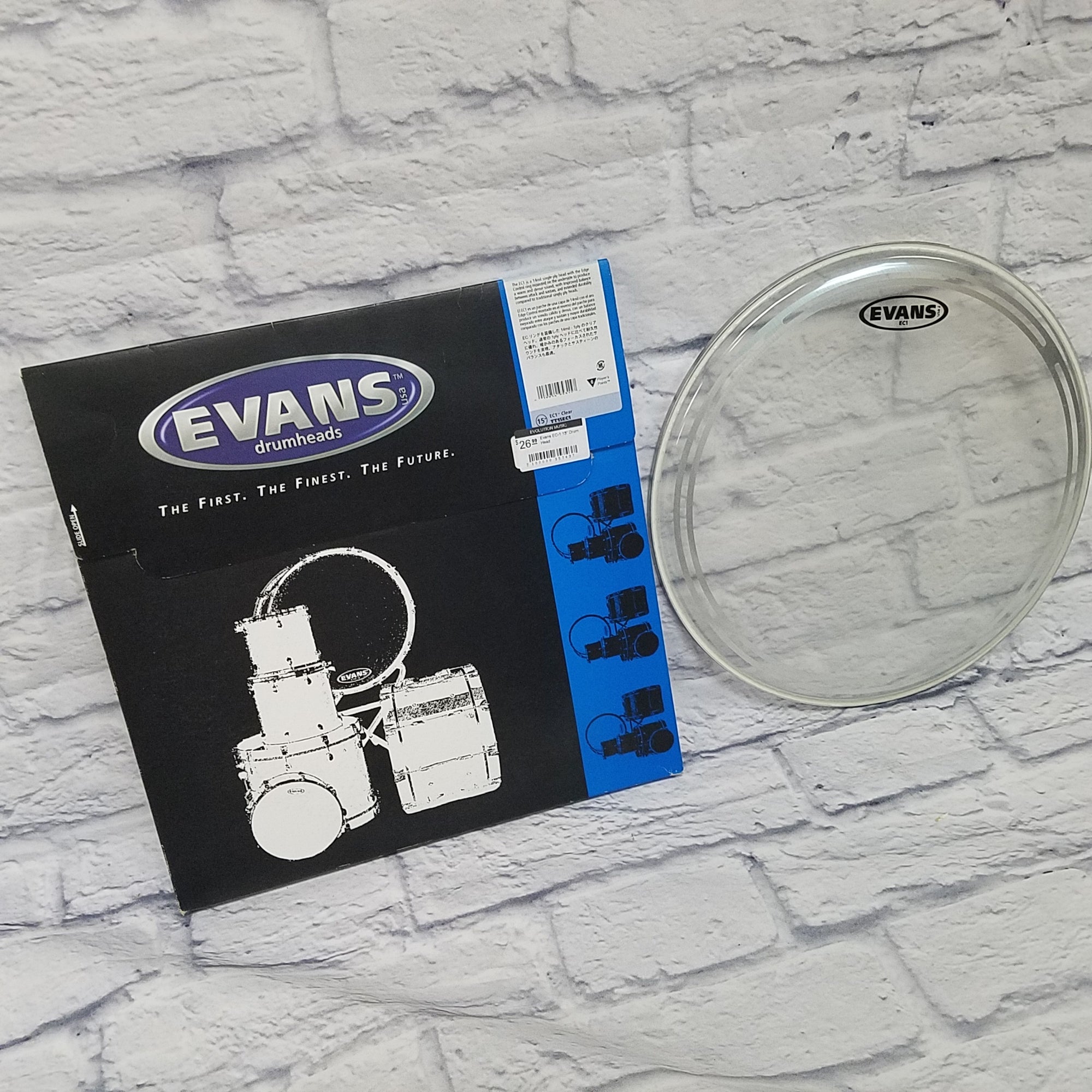 Evans EC-1 15" Drum Head