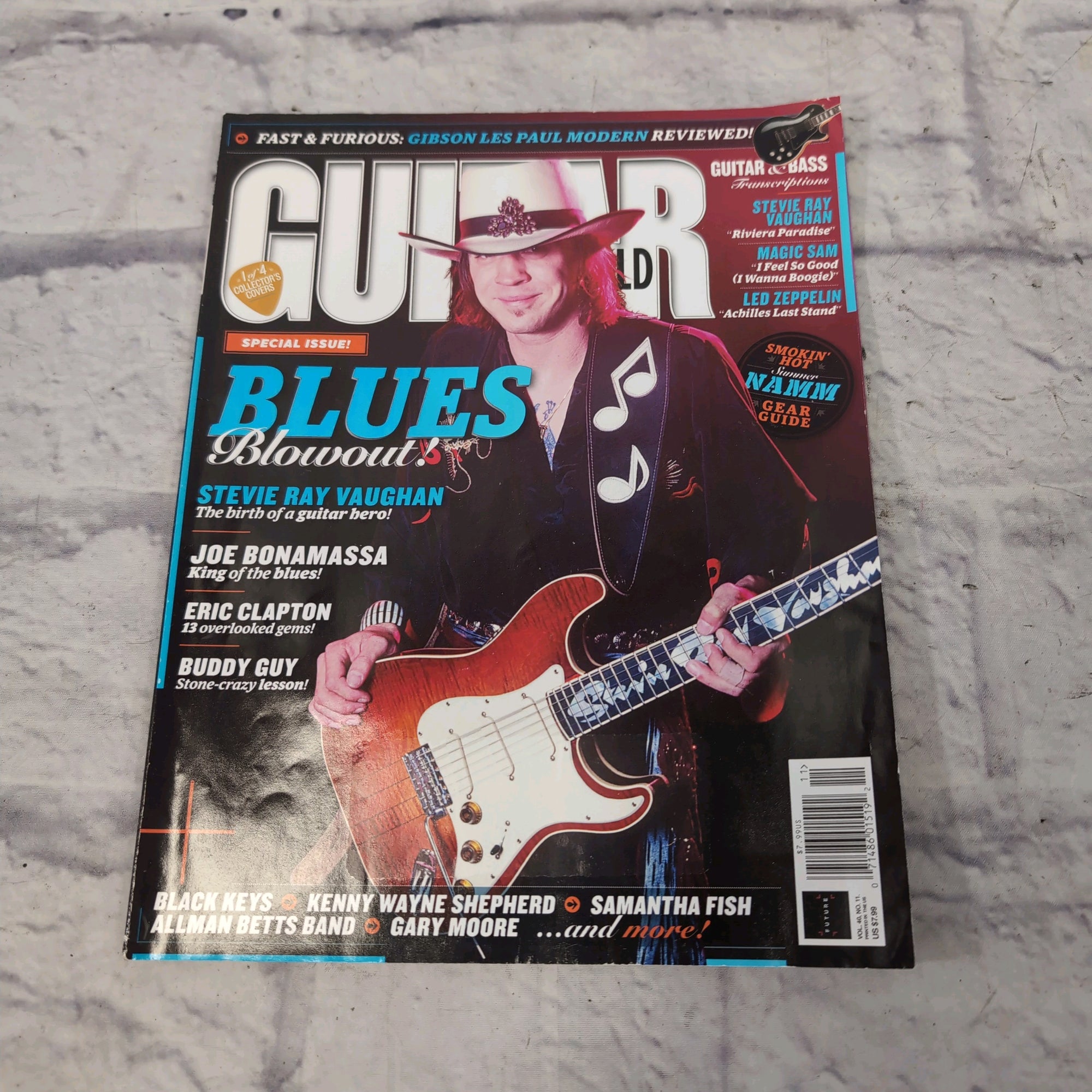 Guitar World November 2019 | Stevie Ray Vaughan | Joe Bonamassa | Eric Clapton | Buddy Guy Magazine