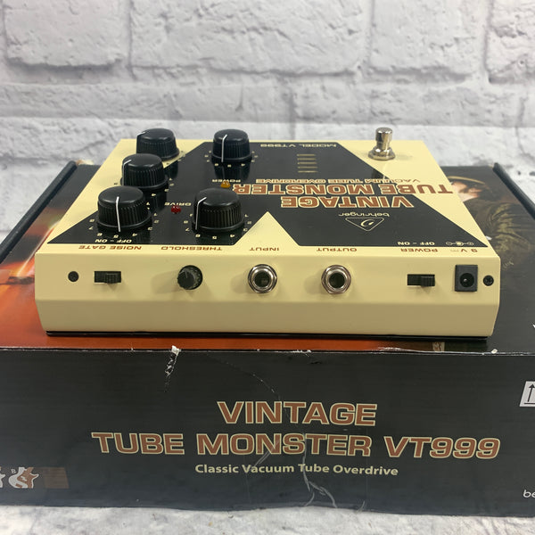 Behringer Vintage Tube Monster Vacuum Tube Overdrive Pedal Evolution