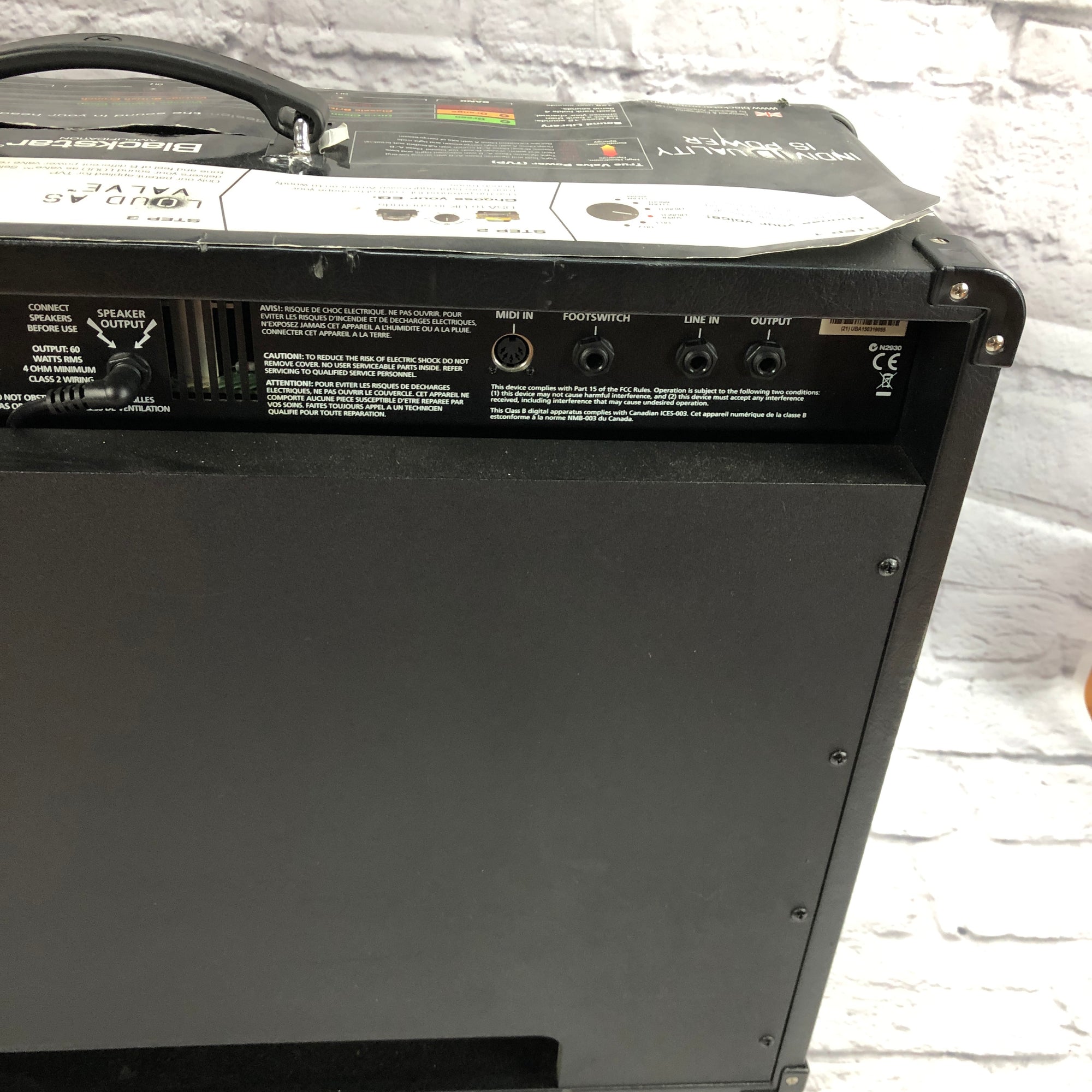 ** Blackstar 260TVP Combo Amp