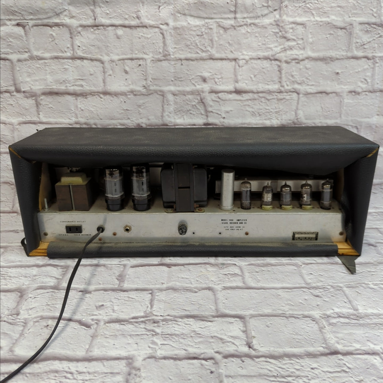 Silvertone Sears Model 1484 Twin Twelve 60-Watt Tube Guitar Head