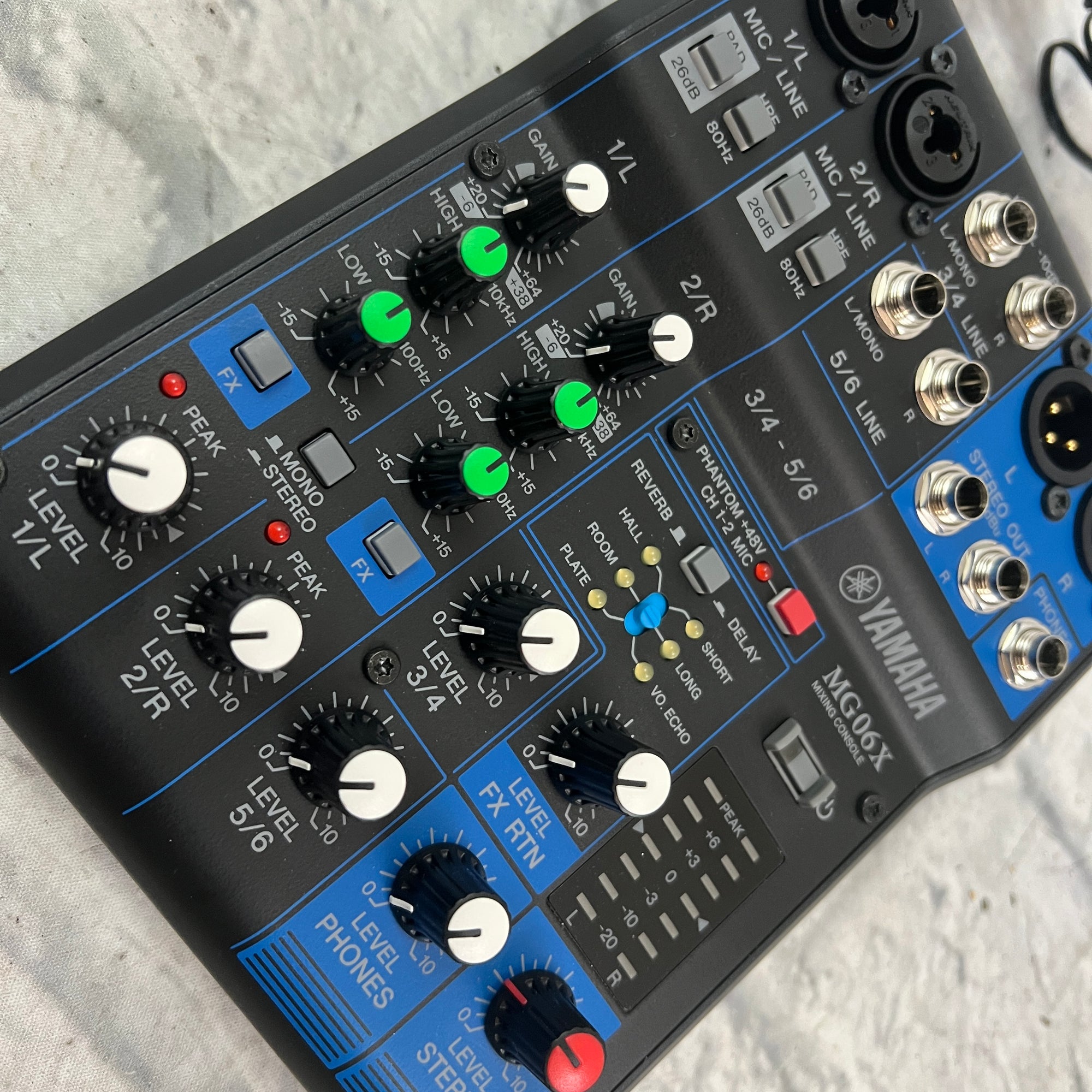 Yamaha MG06x 6-Input Mixer - Evolution Music