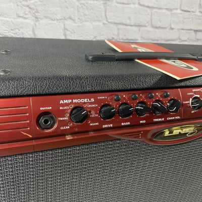 Line 6 Spider 212 100 Watt Red Face Guitar Combo