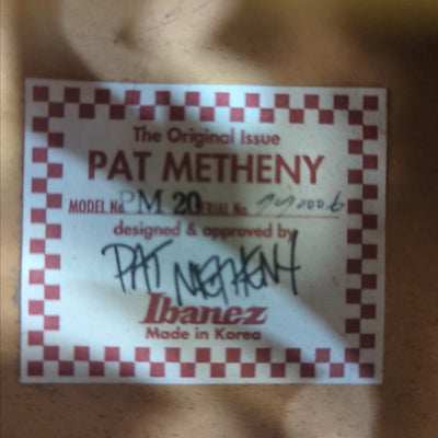 Ibanez Pat Metheny PM-20 Hollow Body Electric Late 90s MIK