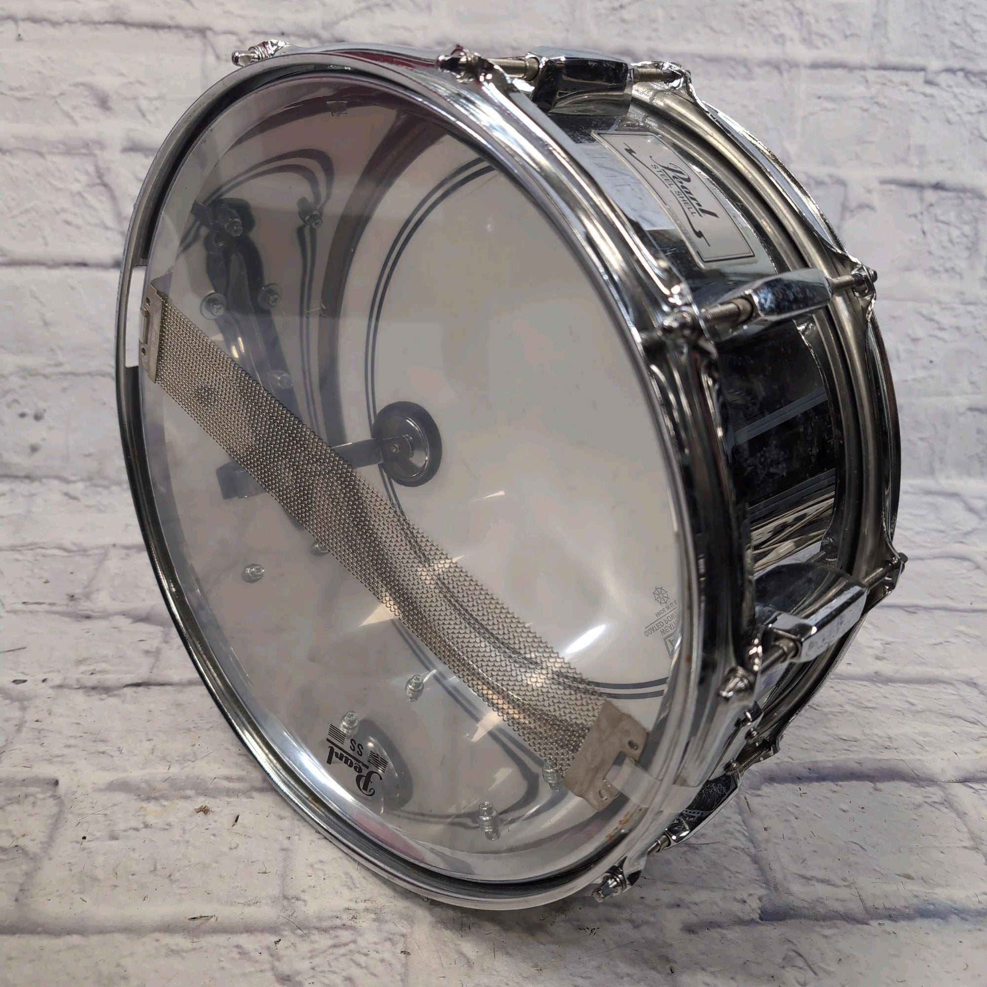 Pearl 14 x 5.5 Steel Shell Snare Drum - Evolution Music