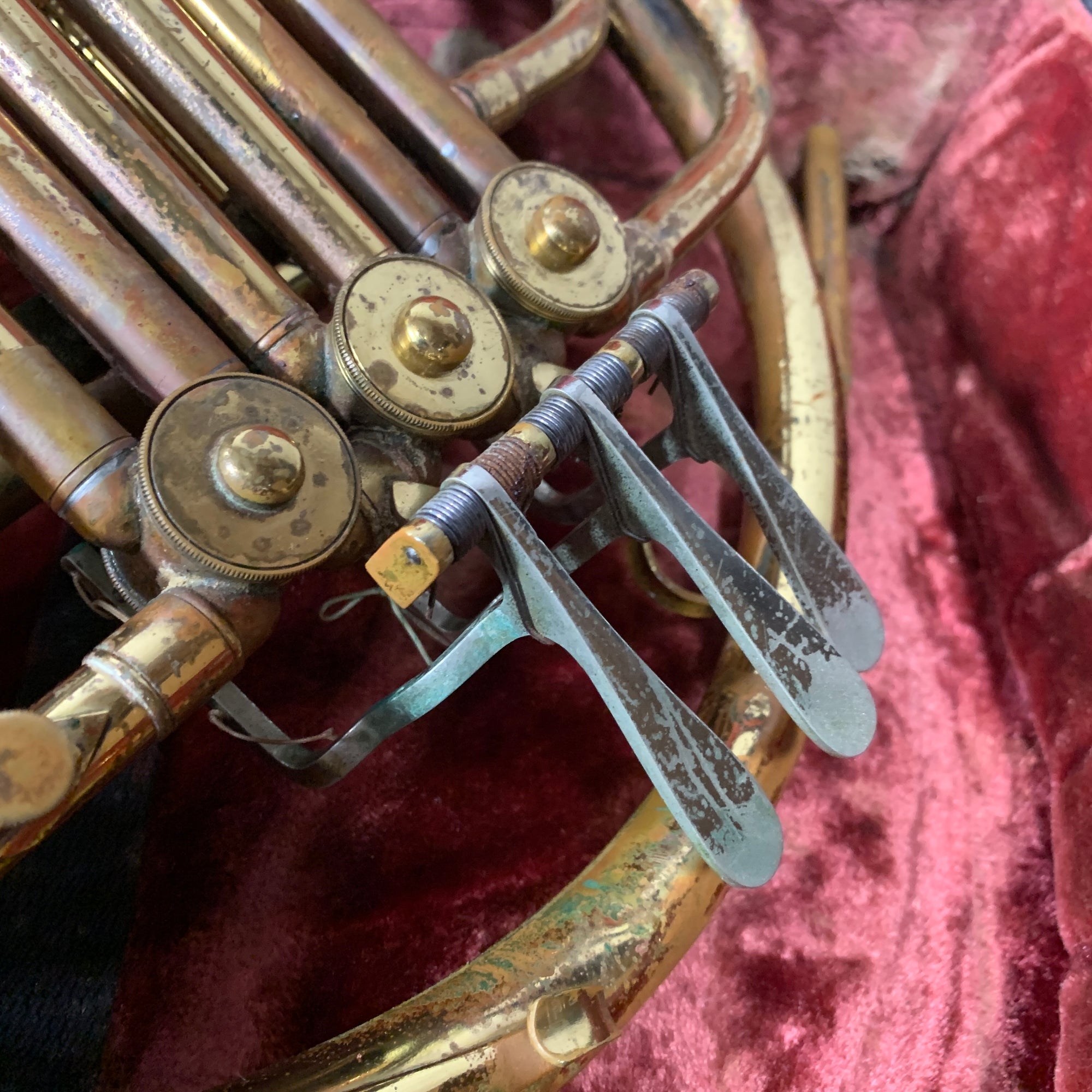 Pan American Vintage Elkhart French Horn w/ Case AS IS