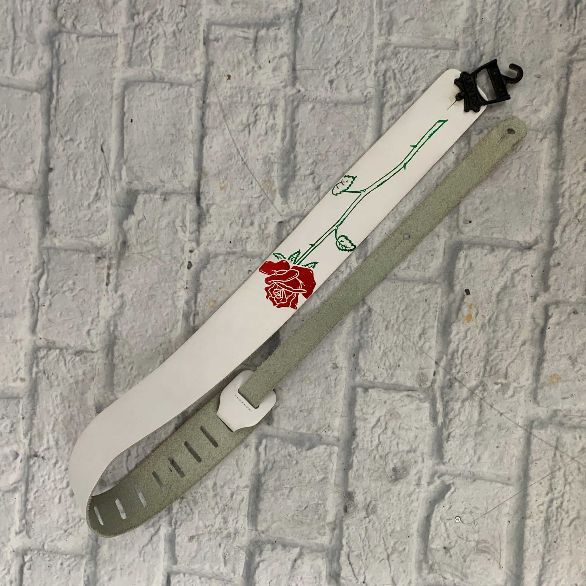Unknown Rose on White Strap