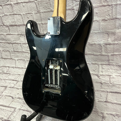 Unknown Partscaster Strat Mexican Body and Electronics Electric Guitar - black MIM