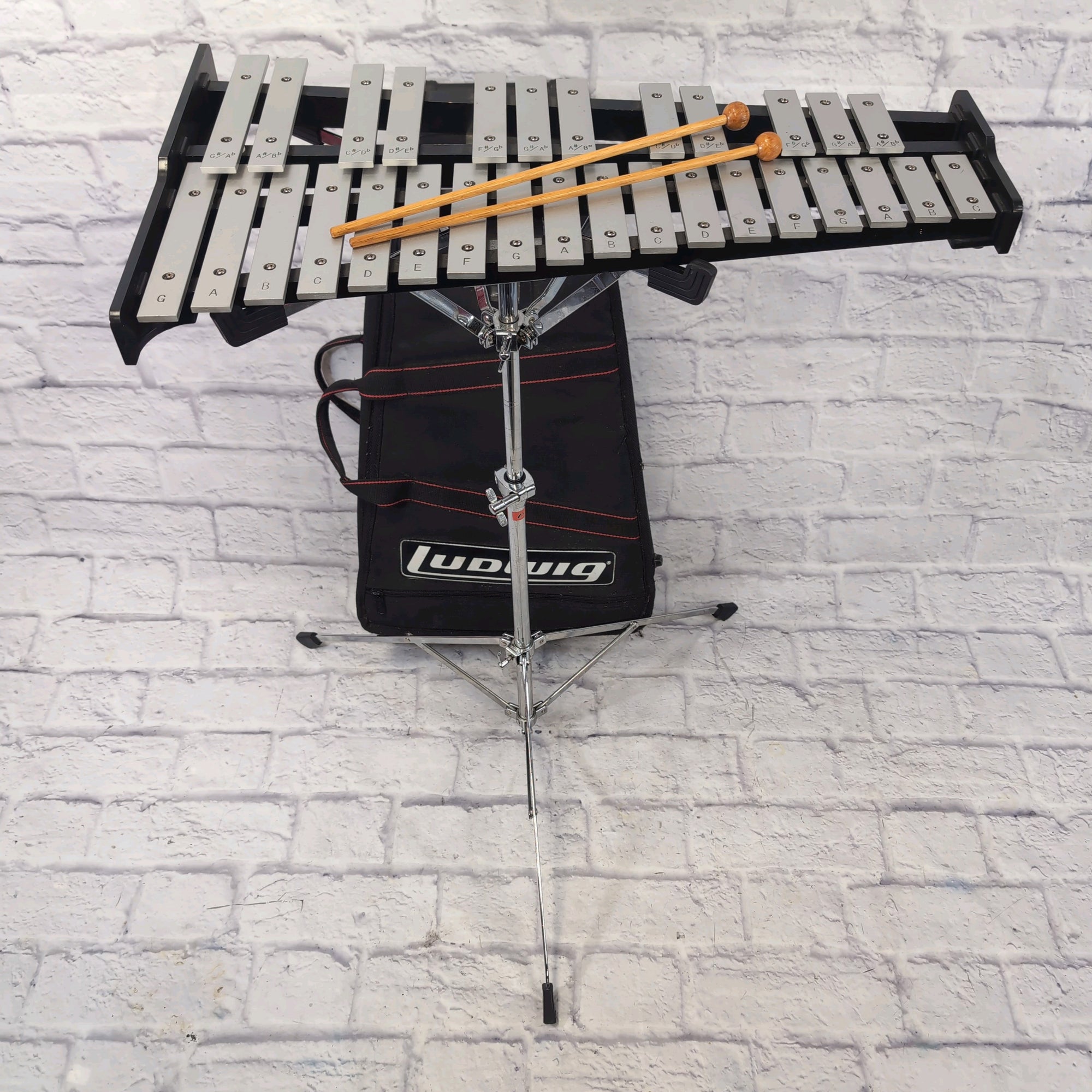 Ludwig Student Bell Kit / Xylophone / Glockenspiel w/ Stand Case & Mallets