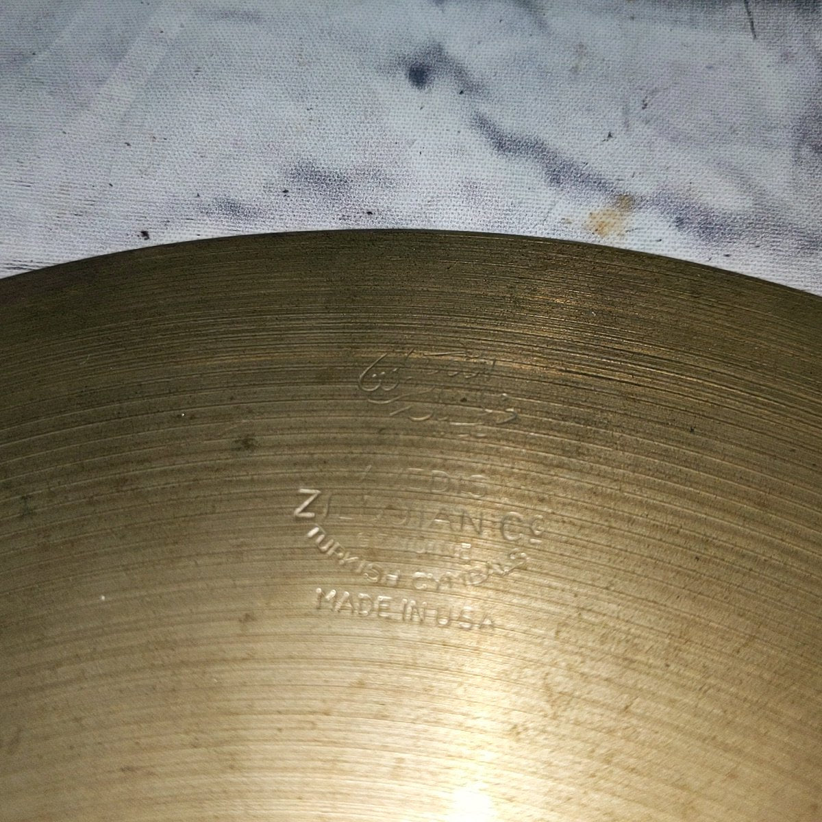 Vintage Zildjian Avedis A 11" 11 Inch 1940s 1950s Trans Stamp Transitional Stamp Splash Crash Cymbal