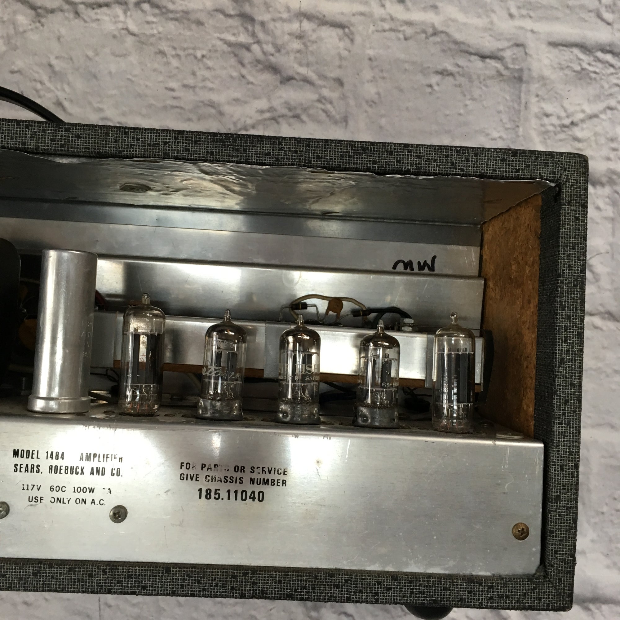 Vintage 1960s Silvertone 1484 Twin Twelve Amplifier Head