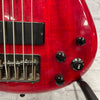 Ibanez SR305DX 5 String Bass Transparent Red