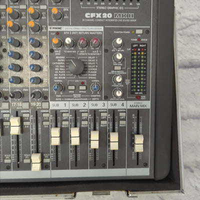 Mackie CFX20 MKII Mixer With Effects and Road Case