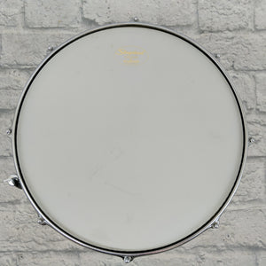 Slingerland Festival Model 5x14" 8-Lug Chrome Over Steel Snare Drum 1970s