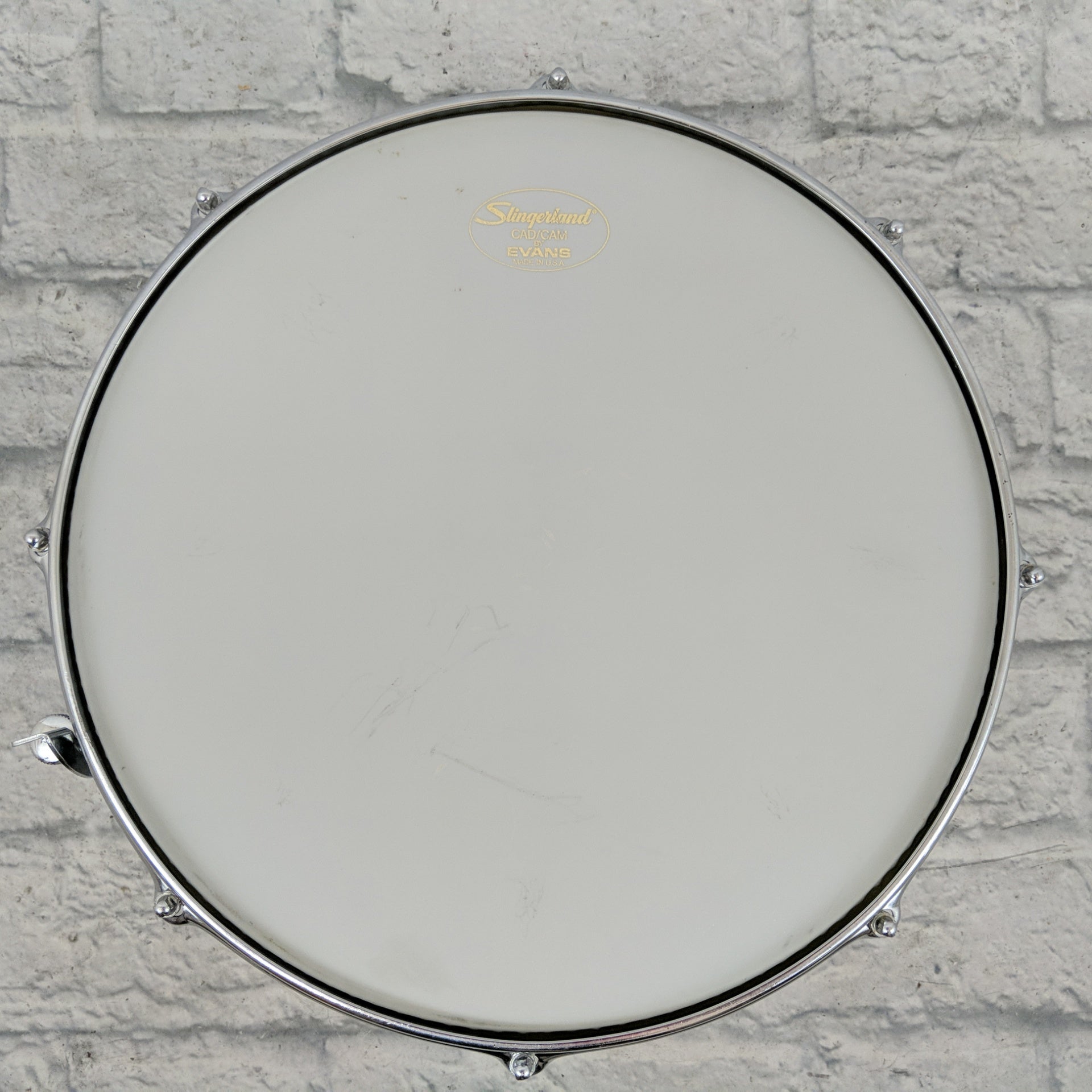 Slingerland Festival Model 5x14" 8-Lug Chrome Over Steel Snare Drum 1970s