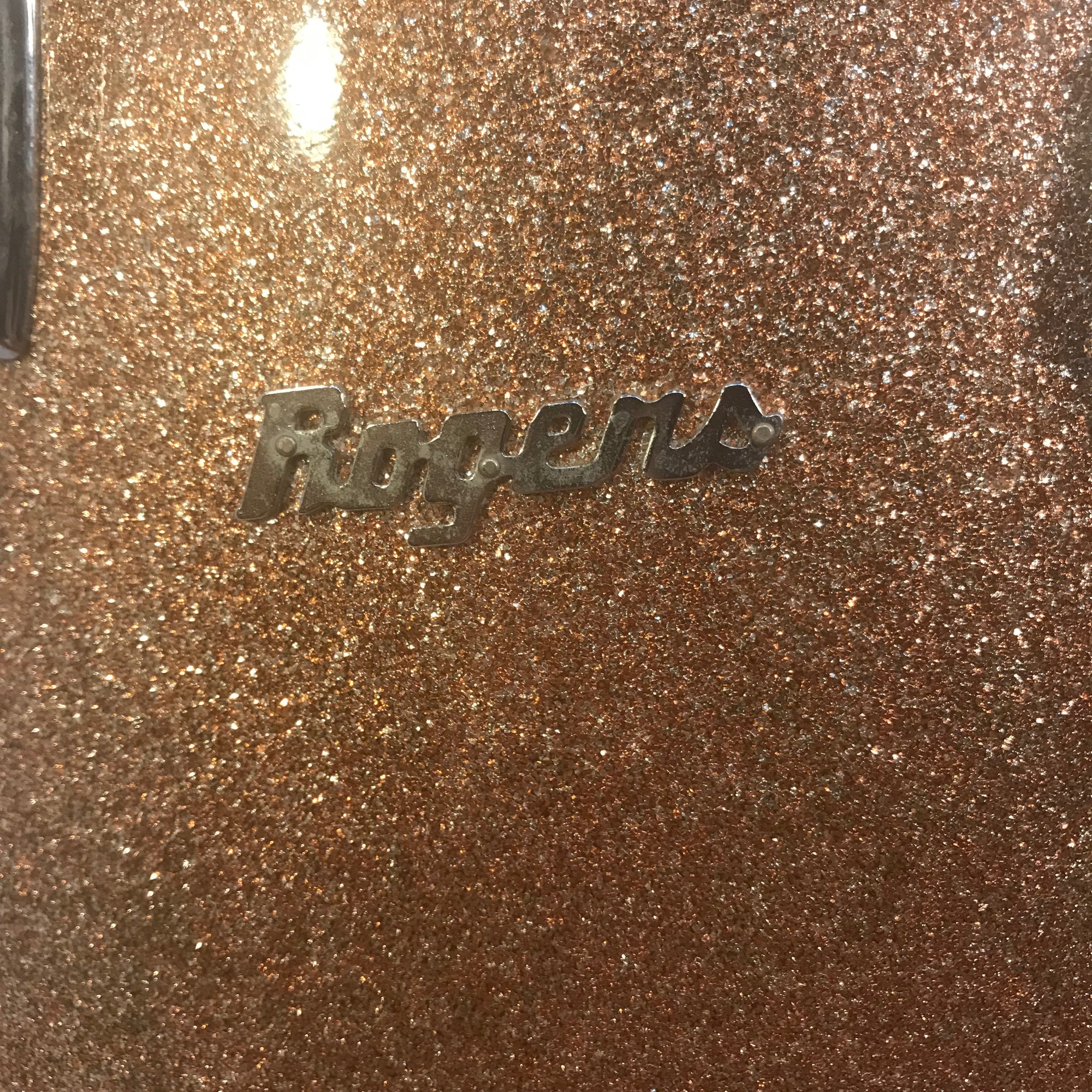 Late 60s Rogers 16x16 Floor Tom Holiday Model Champaign Sparkle