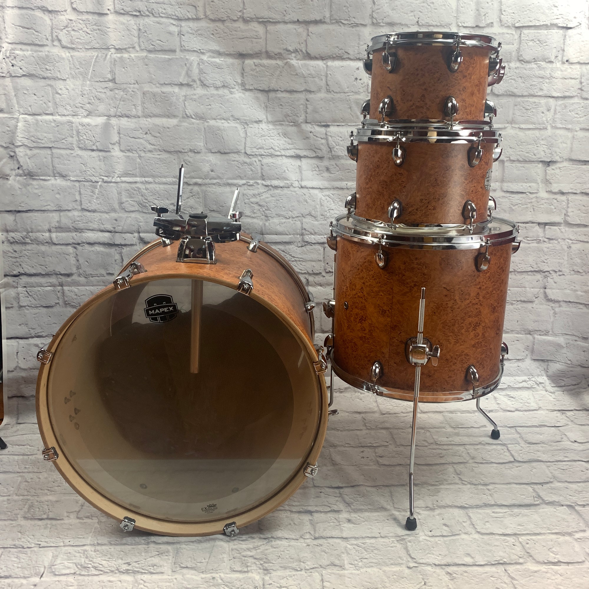Mapex Storm 4pc Drum Set Camphor Wood Grain