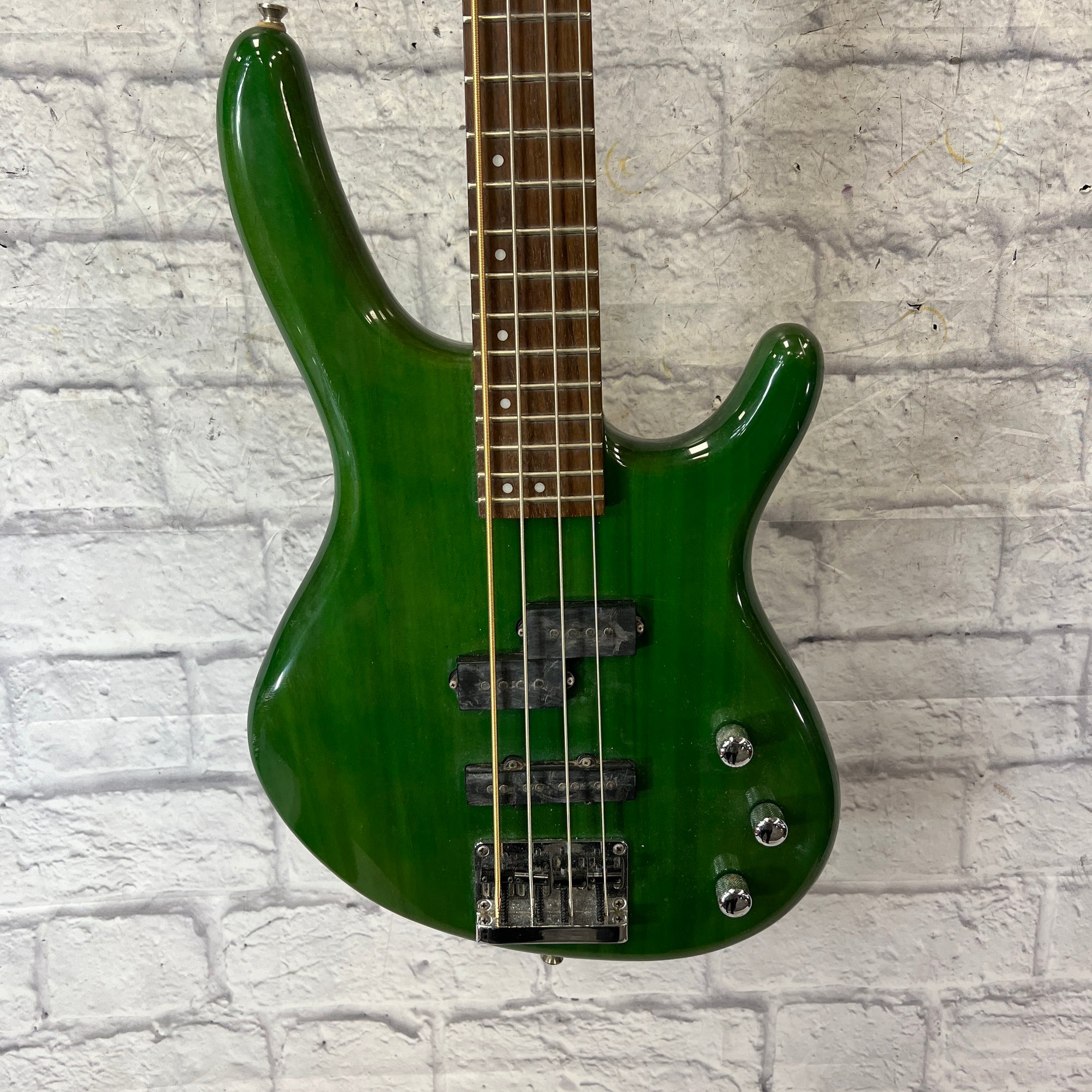 CORT ACTION エレキベース グリーン Cort 4 String PJ Bass Transparent Green - Evolution Music