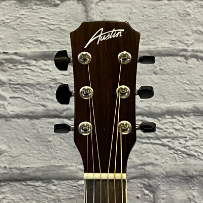 Austin AA40-DL Left Handed Acoustic Guitar | As-is