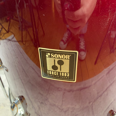 Sonor 16 x 15 Floor Tom Burgundy Red