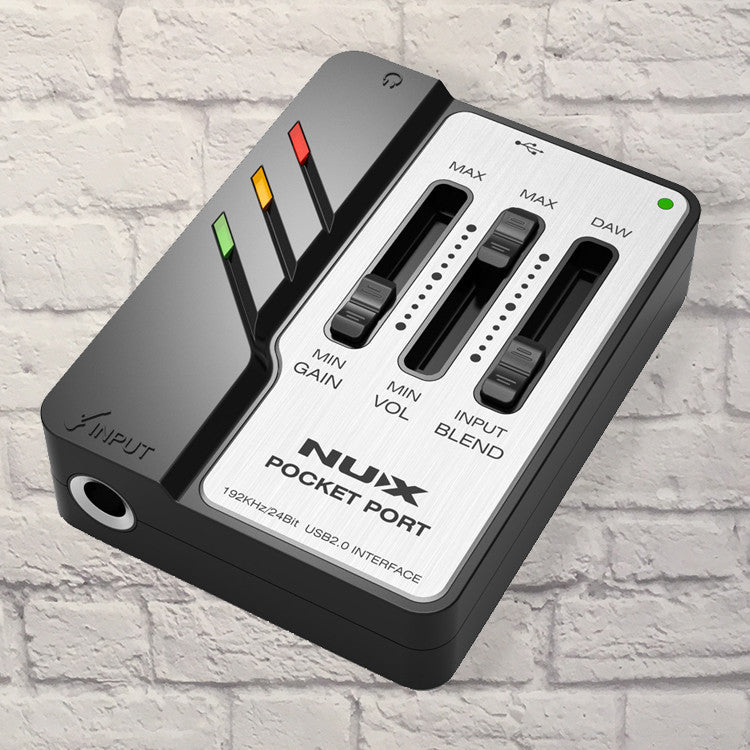 NuX Pocket Port Guitar USB Audio Interface