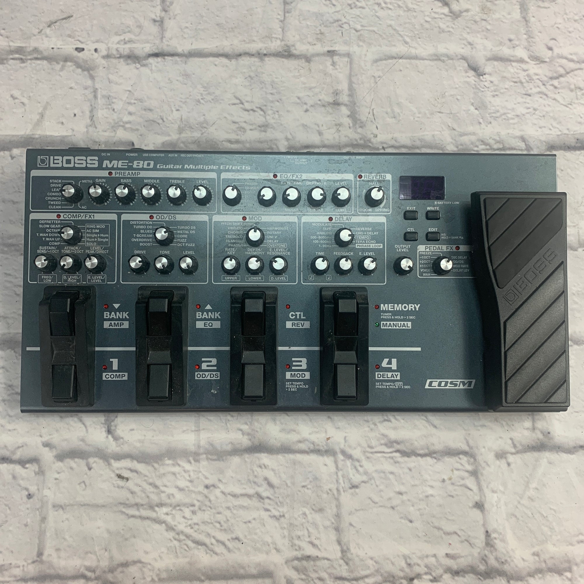 Boss ME-80 Multieffects Pedal