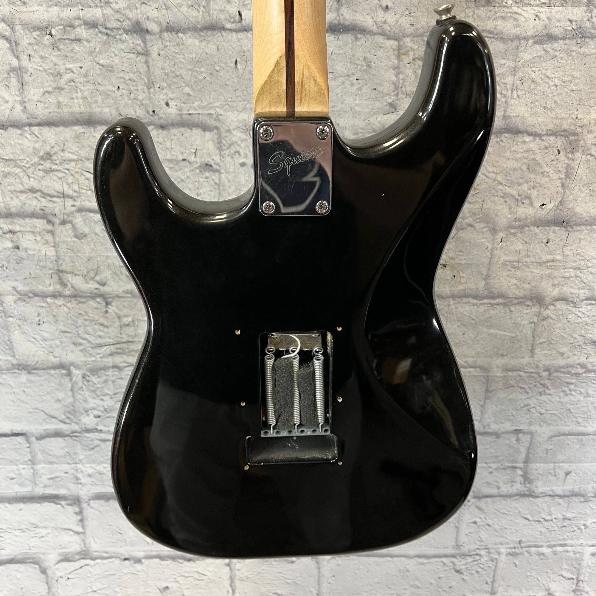 Squier Bullet Strat w/ Black Sparkle body w/ hot rails in