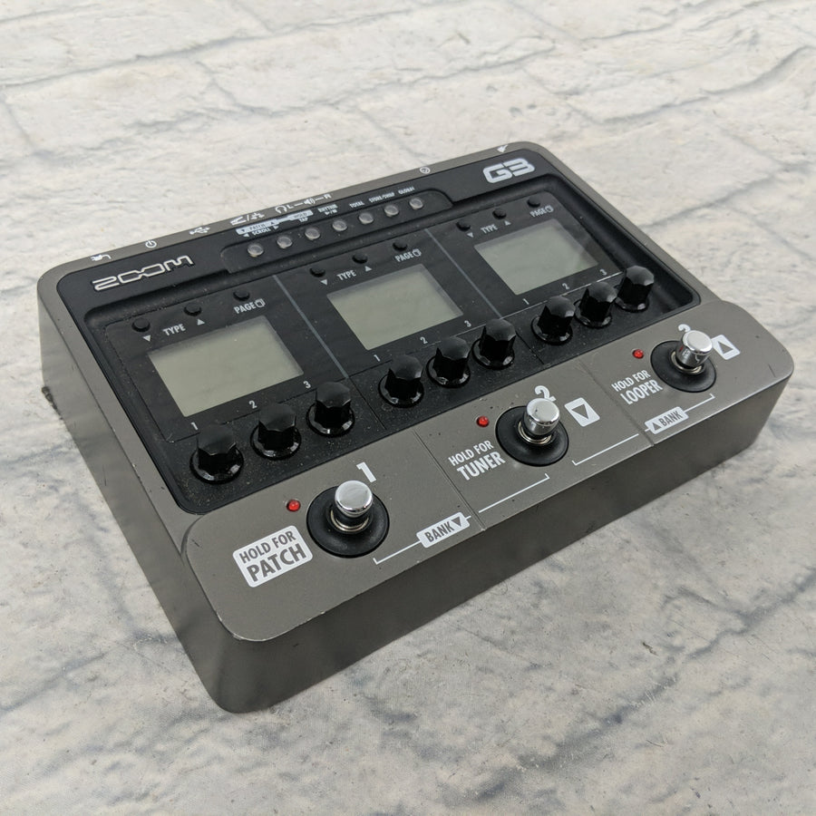 Zoom G3 Guitar Multie Effects Looper and Amp Simulator