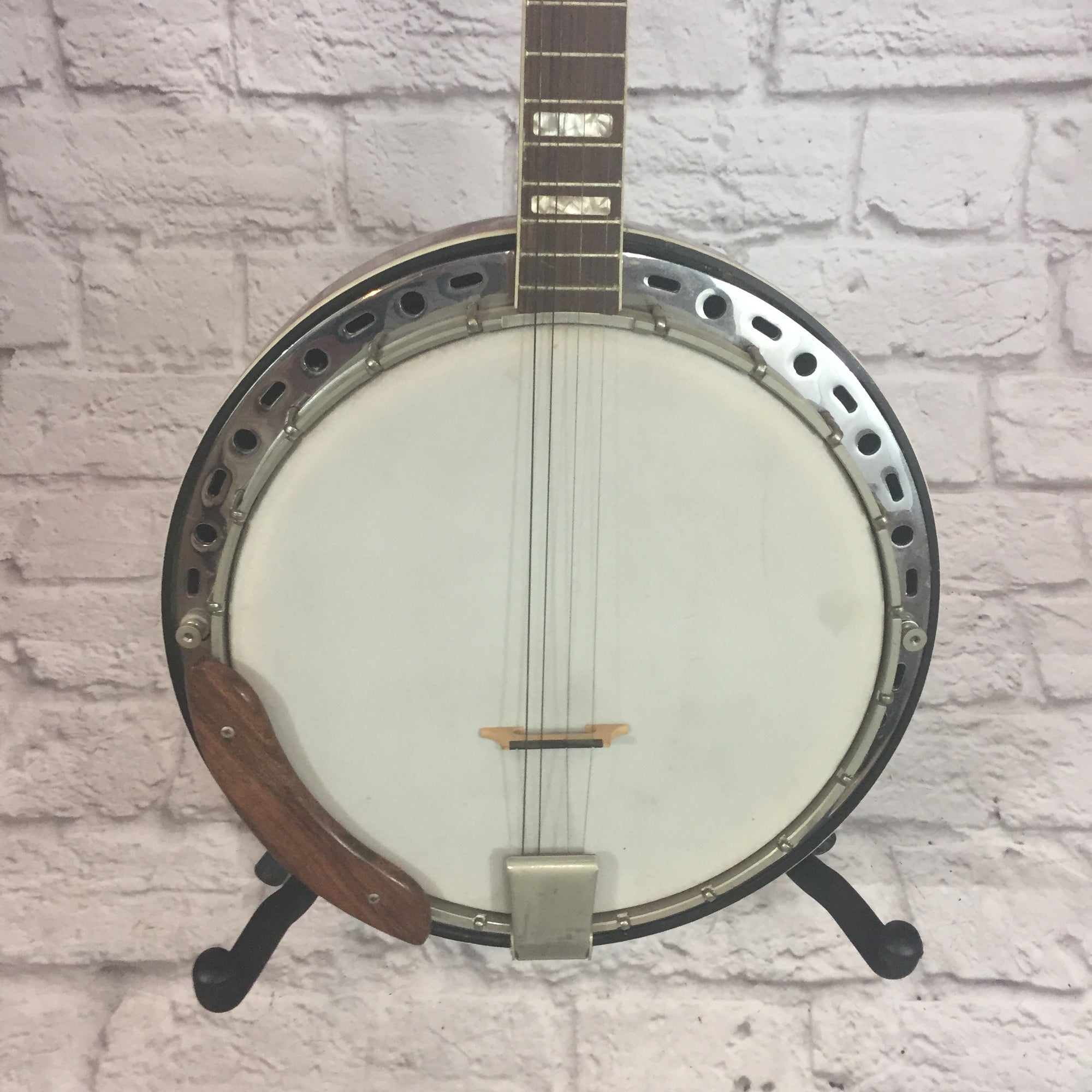 Vintage 1960s Kay Supro 4-String Resonator Tenor Banjo