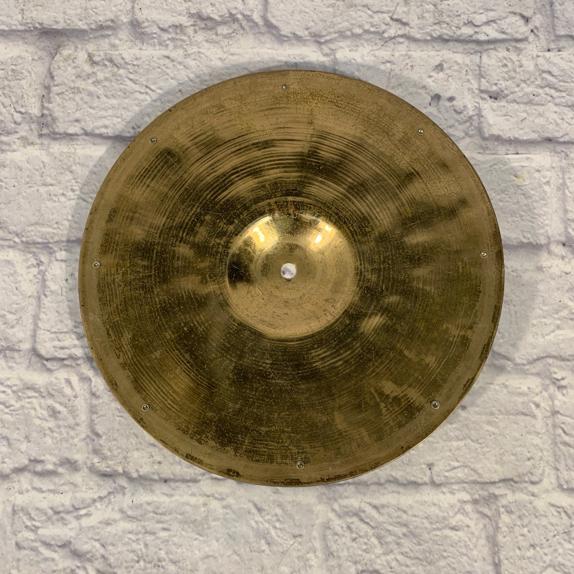 Unknown 13in Hi Hat Cymbal w Rivets