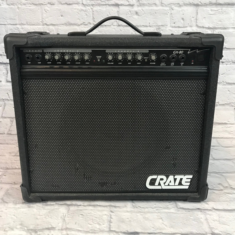 Crate GX-80 12in Speaker 2 Channel - 80 Watts Guitar Combo Amplifier