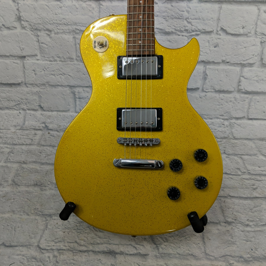 Bluz LP Style Electric Guitar - Yellow Sparkle