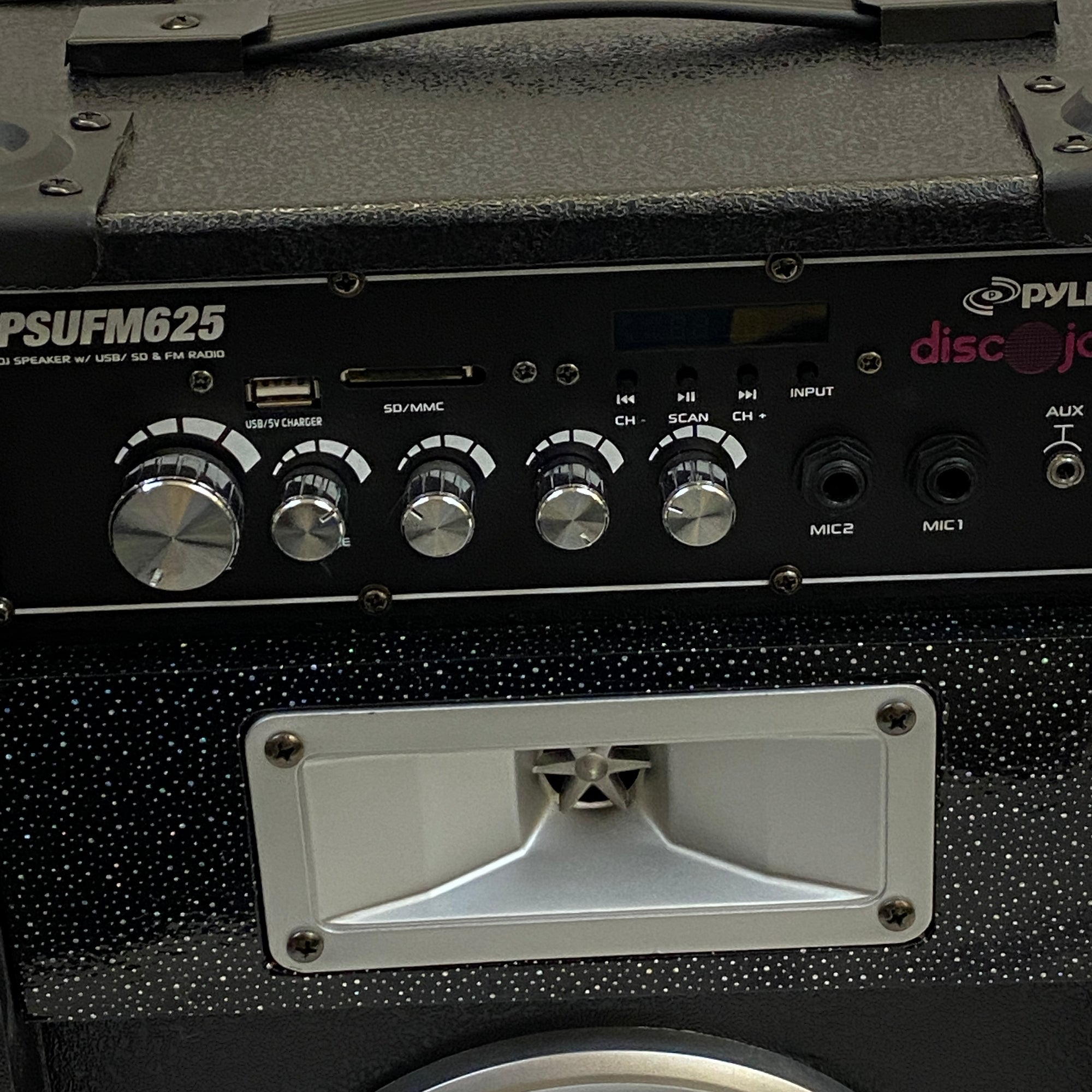 Pyle PSUFM625 Disco Jam 600 Watt 2-Way PA Speaker System