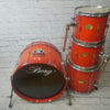 Borg MD900 Orange Sunburst 4 Piece Drum Kit